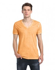 BOSS-Orange-Toulouse-10152724-01-501-T-shirt-Uni-Col-V-Manches-courtes-Homme-0